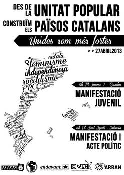 Convocatòria de la manifestació per part de l'EI