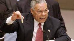 Colin Powell mentint per justificar la invasió d'Iraq. Foto: Media.cat