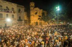 10a Marxa de Torxes per la Independència a Vilafranca