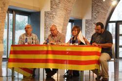Un moment del debat sobre el Dret a Decidir realitzat a Benicarló. Font: La Calamanda