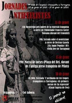 Jornades Antifeixistes En commemoració dels 75 anys de l?ocupació franquista de Tarragona