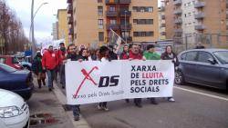 La marxa del dia 1 està convocada per la Xarxa de Drets Socials de Girona