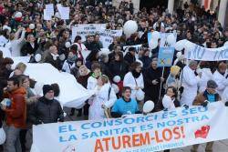 La Marea Blanca de Lleida demana als partits que es posicionin en contra del consorci