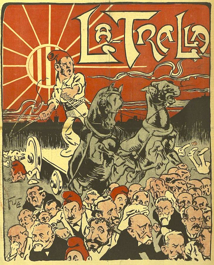 Portada de la revista La Tralla, núm. 19/12/1903