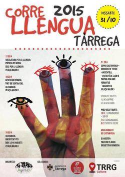 Cartell Correllengua 2015 a Tàrrega