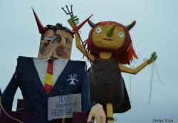 Sobre la Plantada del Dimoni reivindicatiu en el marc de les Festes de Maig: Dimoni que satiritza García Albiol