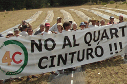 1994 Tres mil persones a la manifestació-tractorada contra el 4t Cinturó a Granollers