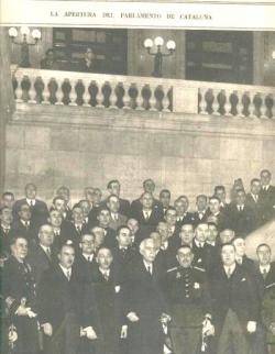 1932 Francesc Macià presentava el primer Govern de la Generalitat reinstaurada