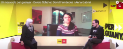 La CUP ha fet un acte per via telemàtica amb Anna Gabriel, David Fernández i Dolors Sabater