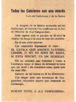 El Consell de Ministres franquista es veu obligat per la pressió popular a destituir el director de La Vanguardia 