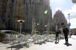 Estufes a terrasses dels voltants de la Sagrada Família -Foto: RRenom