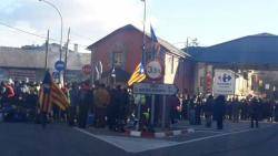 La condemna està relacionada amb la seva participació en un tall a la carretera N-152 com a part de la vaga general convocada per la Intersindical  CSC el 21 de febrer de 2019. (Imatge: CDR- Cerdanya)