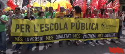 Clam de la comunitat educativa del País Valencià  contra el conseller d'Educació