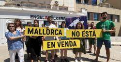 La CUP-Mallorca presenta la campanya "Mallorca no està en venda"