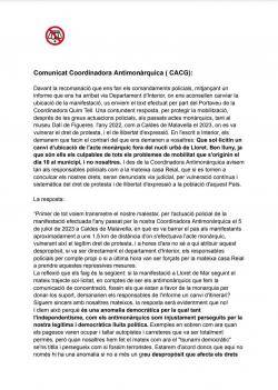 Comunicat de la Coordinadora Antimonàrquica de les Comarques Gironines (3/7/2024)