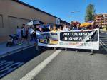 Centenars de persones exigeixen la millora del servei de bus al Baix Llobregat