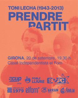 Presentació a Girona del llibre "Toni Lecha (1943-2013): prendre partit" (20/09/2024)