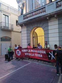 Manifestació antimonàrquica de Figueres davant del Museu Dalí (24/09/2024)