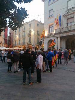 Manifestació antimonàrquica de Figueres a la Plaça de l'Ajuntament (24/09/2024). 