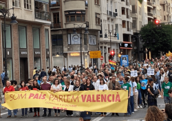 Clam per la llengua a València i Alcoi