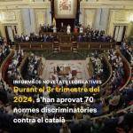 70 noves normes jurídiques al BOE que releguen el català