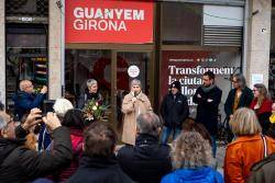 Amb aquest acte, Guanyem Girona i els gironins van voler acomiadar-se amb calidesa de Cristina Andreu, que ha deixat empremta a la ciutat.