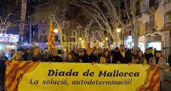 Palma commemora la Diada amb una manifestació festiva i combativa per l?Autodeterminació