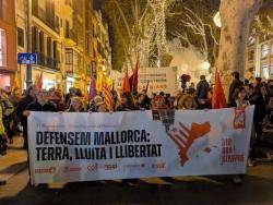 Palma commemora la Diada amb una manifestació festiva i combativa per l?Autodeterminació