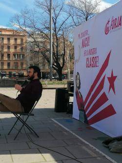 Albert Botran a la presentació del llibre "Si Lenin aixequés el cap" a la Trobada Independentista de Girona (25/01/2025)