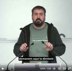 La CUP demana la dimissió de la consellera Sílvia Panque arran del caos de Rodalies